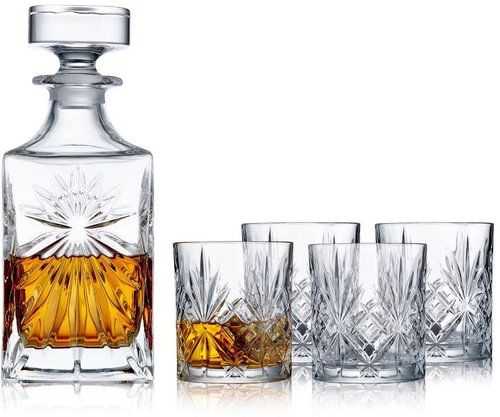 Lyngby Glas Whisky set Melodia (5 pcs) - Glass Set - Main image