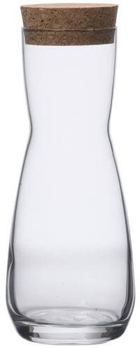 Lyngby Glas Glass decanter with cork lid 33 cl - Carafe  - Main image