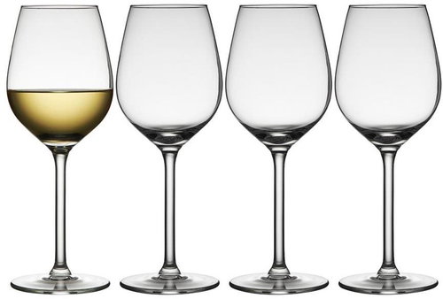 Lyngby Glas White wine glasses 38cl (set of 4) - Glass - Main image