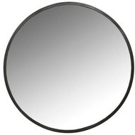 Villa Collection Kulaté zrcadlo s kovovým rámem Black 100 cm - Mirror