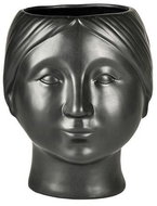 Villa Collection Květináč Hlava Black 21,3cm - Květináč