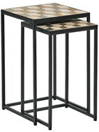 Villa Collection Postranný stolek 32x32x51 cm Black Iron - Side Table