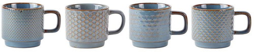 Villa Collection Mug (4 types) Blue Grey 0,35 l - Mug - Main image