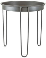 Villa Collection Kovový stolek Grey 32x35 cm - Odkládací stolek