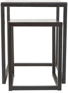 Villa Collection Stolek (2 ks) Black - Konferenční stolek