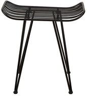 Villa Collection Kovový sedák/stolek Black 41 cm - Side Table