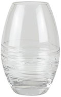 Villa Collection Skleněná váza se vzorem Clear 20 cm - Váza