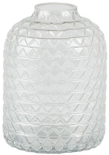Villa Collection Skleněná váza se vzorem Clear 17 cm - Váza - Main image