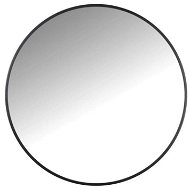Villa Collection Kulaté zrcadlo s kovovým rámem Black 80cm - Zrcadlo