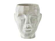Villa Collection Cementový květináč Hlava 22,5 cm - Květináč