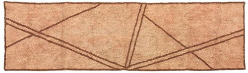Villa Collection Kobereček se vzorem 80x300 cm Brown - Koberec - Main image