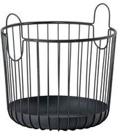 Zone Denmark Úložný kovový koš Inu Black 30 x 30.5 cm - Storage Box