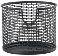 Zone Denmark Úložný kovový košík Black 12 x 10 cm - Úložný box