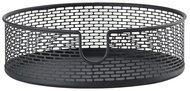 Zone Denmark Úložný kovový košík Black 20 x 6,5 cm - Storage Box