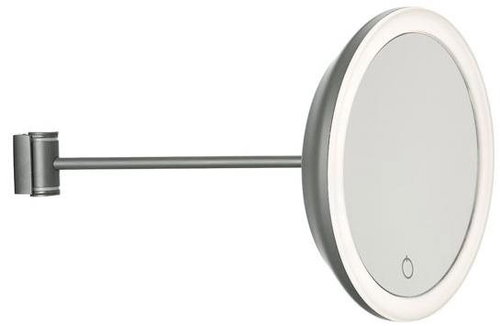 Zone Denmark Kosmetické zrcadlo na zeď Grey 17,5 x 26 cm - Mirror - Main image