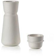 Zone Denmark Stoneware decanter with mug Inu 0,7l Offwhite - Carafe 