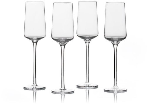 Zone Denmark Sparkling wine glasses 23 cm (set of 4) - Glass - Main image