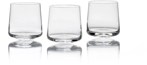 Zone Denmark Twister Rocks 8.5 cm (set of 3) - Glass - Main image