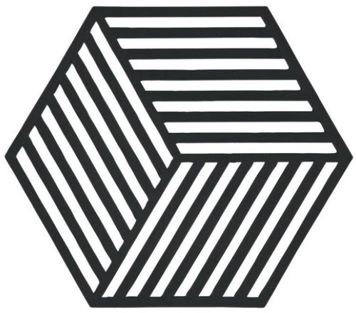 Zone Denmark Hot Pad Hexagon Black - Coaster - Main image
