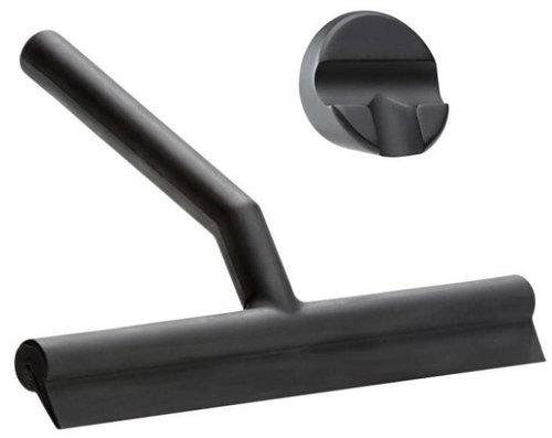 Zone Denmark Bathroom squeegee with stand Black - Scraper - Main image