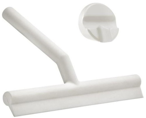 Zone Denmark Bathroom Squeegee with Stand White - Scraper - Main image
