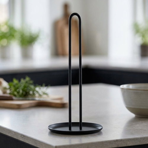 Zone Denmark Kitchen Roll Holder Singles Black - Kitchen Towel Hangers - Main image