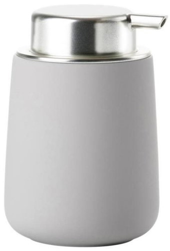 Zone Denmark Nova Soft Grey Soap Dispenser - Soap Dispenser - Main image