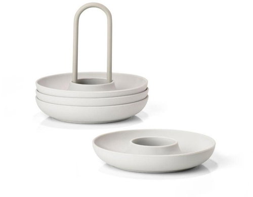 Zone Denmark Egg Cup Singles Warm Grey (4 pcs) - Egg Cup - Main image