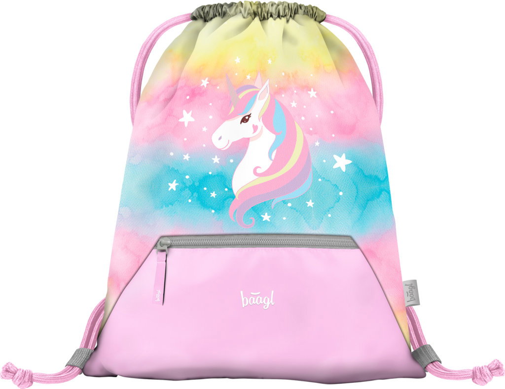 Baagl Zsebes tornazsák - Rainbow Unicorn
