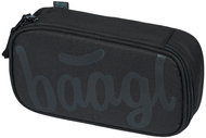 BAAGL School pencil case Uni black GRS - School Case