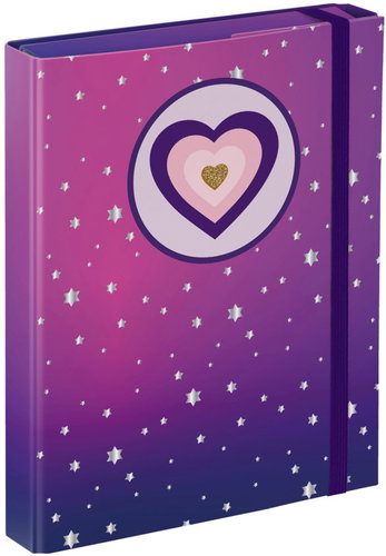 BAAGL Folders for school notebooks A5 Horses heart - School Folder - Main image