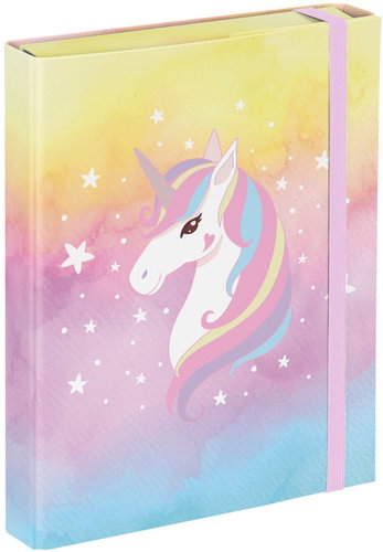 Baagl A5 Füzetbox - Rainbow Unicorn - Füzetbox - Fő fotó