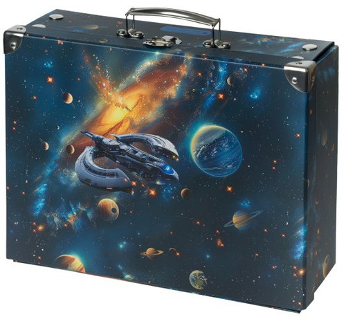 BAAGL Összecsukható, Space fémmel - Gyerek bőrönd - Fő fotó