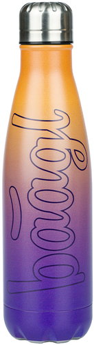 BAAGL Thermoflasche mit Metalldeckel Gradient gelb-violett, 500 ml - Thermoskanne - Hauptbild