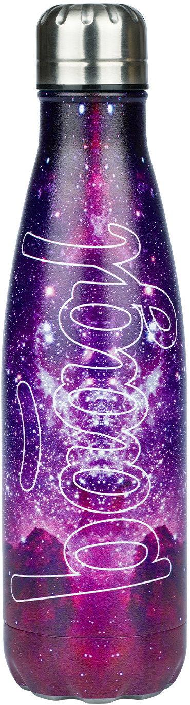 Baagl Hőtartó kulacs fém kupakkal - Galaxy, 500 ml