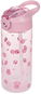 BAAGL Tritan Trinkflasche mit Strohhalm Pfoten 500 ml - Trinkflasche