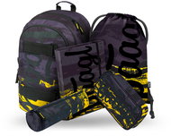 BAAGL 5 SET Skate Dune: Rucksack, Federmäppchen, Etui, Tasche, Boards - Schulset