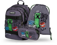 BAAGL SET 3 Skate Minecraft TNT: backpack, case, bag - School Set