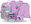 Lavender: briefcase, pencil case, bag, apron, wallet