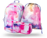 BAAGL 3 SET Core Painting: backpack, pencil case, bag - School Set