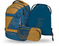 BAAGL SADA 3 Skate Max Duo: batoh, peračník, vrecko GRS - Školská súprava