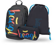 BAAGL SET 3 Core Logo mix: backpack, pencil case, GRS bag - School Set