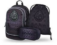BAAGL SET 3 Core Harry Potter Hogwarts black: backpack, pencil case, GRS bag - School Set