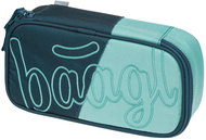 BAAGL Školní penál etue Petrol GRS - Pouzdro do školy