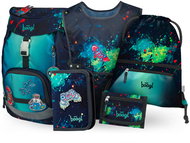 BAAGL SET 5 Airy Chill: backpack, pencil case, bag, apron, wallet - School Set