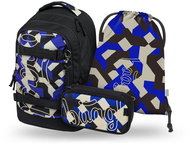 BAAGL SET 3 Skate Max Variety: backpack, pencil case, GRS bag - School Set
