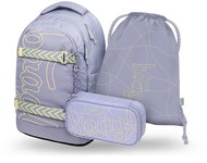 BAAGL SET 3 Skate Max Mishmash: backpack, pencil case, GRS bag - School Set