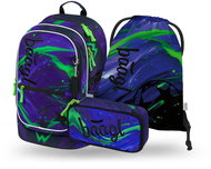 BAAGL SET 3 Core Football champion: backpack, pencil case, GRS bag - School Set