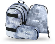 BAAGL 3 SET Skate NASA Grey: batoh, penál, sáček - Školní set