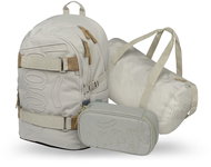 BAAGL SET 3 Skate Mist: backpack, pencil case, sports bag GRS - School Set